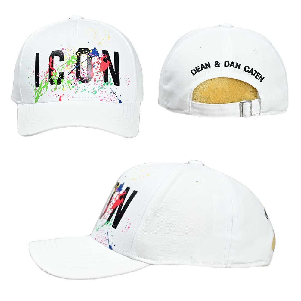 Czapka Bejsbolówka DSQUARED2 ICON BIAŁA