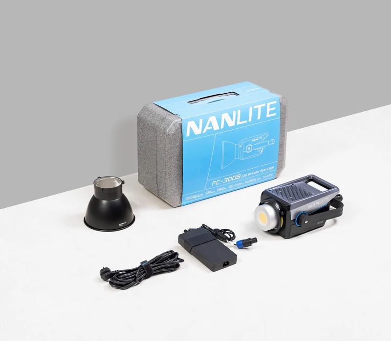 Nanlite FC-300B Bi-Color LED Spotlight cob 300w light