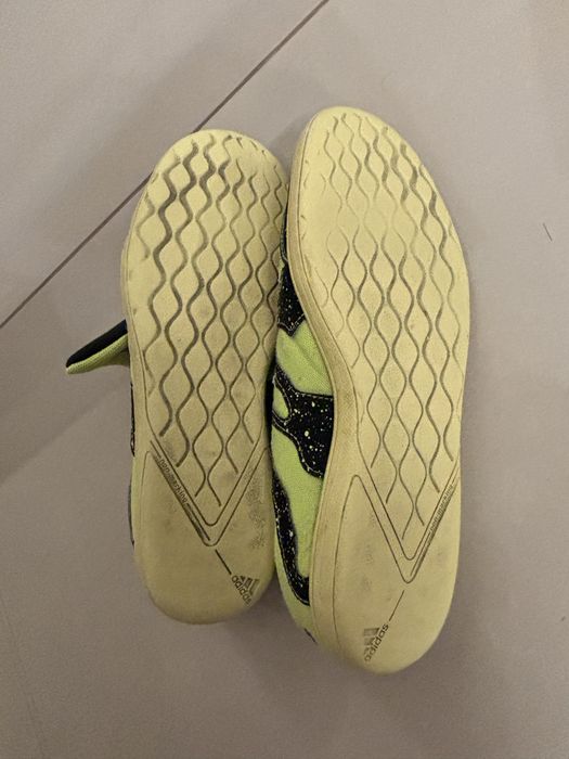 Adidas halówki 40 2/3 neonowe złote czarne  40,5