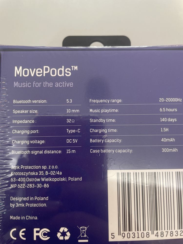 MovePods por Bluetooth
