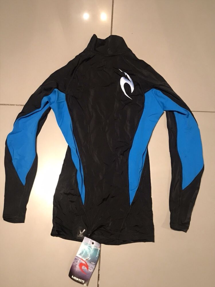 Lycra rip curl fade S mid collar rash