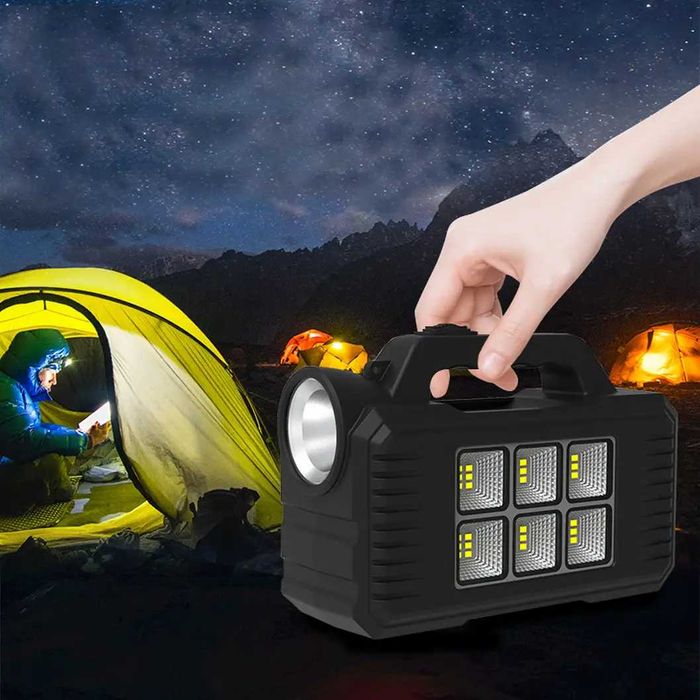 Зарядна станція GD8077 40000 м + Power Bank ліхтар лампи радіо панель