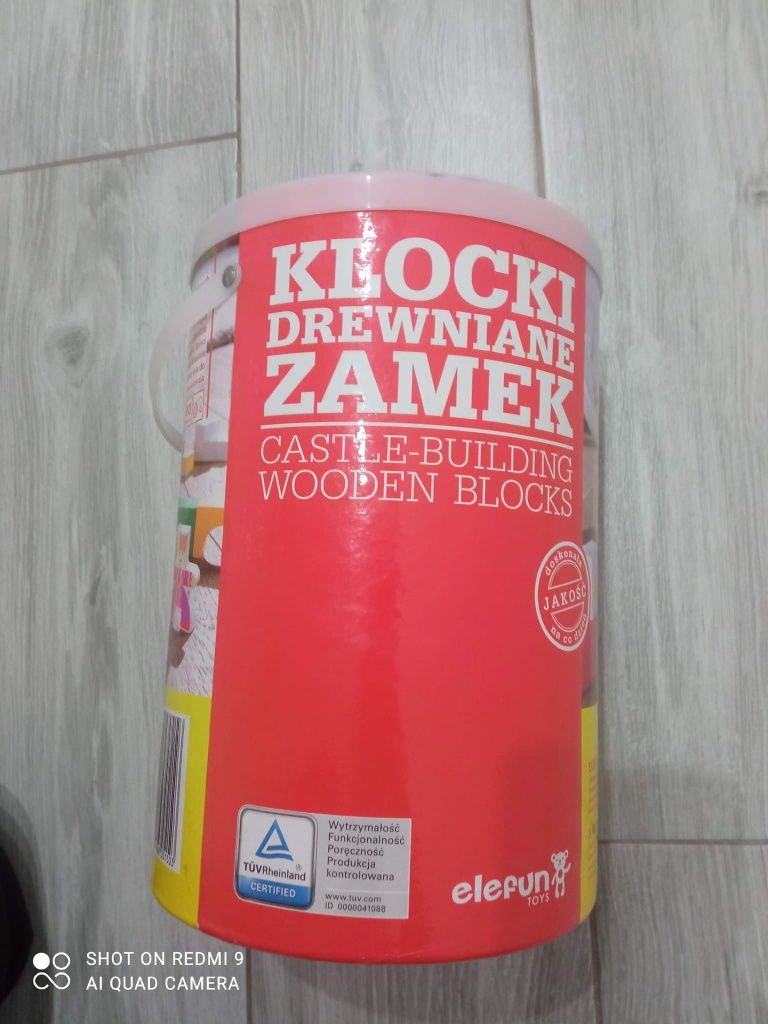 Klocki drewniane Zamek