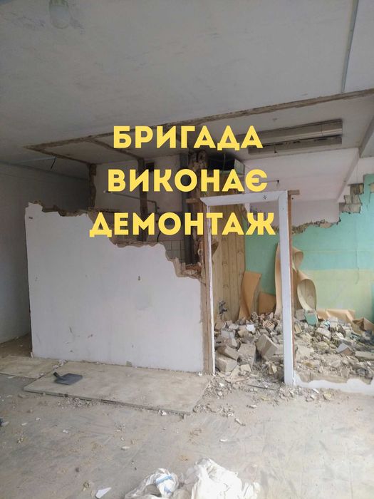 Професійний демонтаж вивезення сміття.