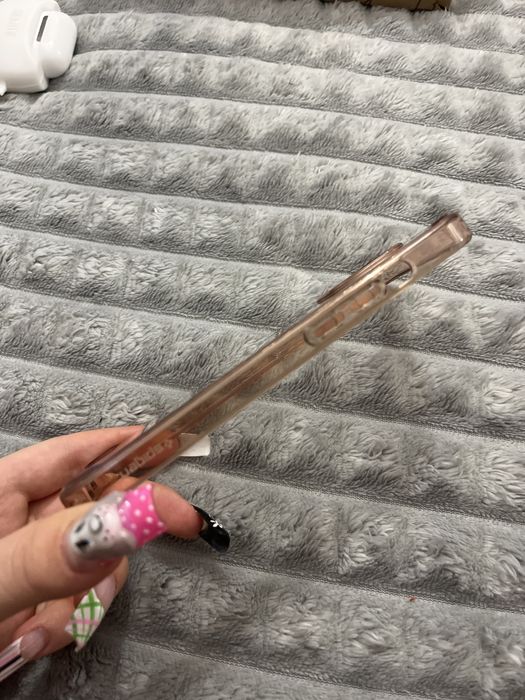 case etui spigen pancernik ultra hybrid iphone 13 różowy przezroczysty