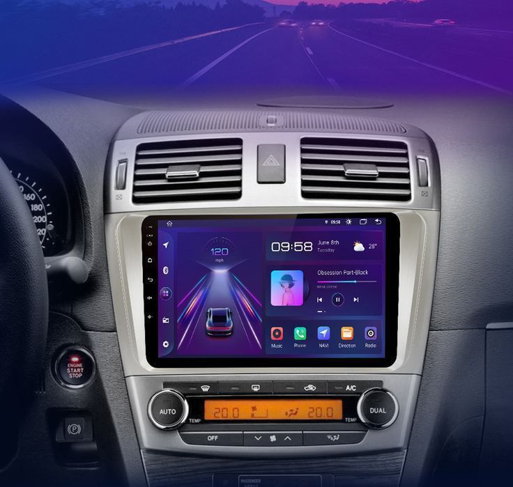 Radio nawigacja Toyota Avensis T27 2008 - 2015 Carplay Android Plus