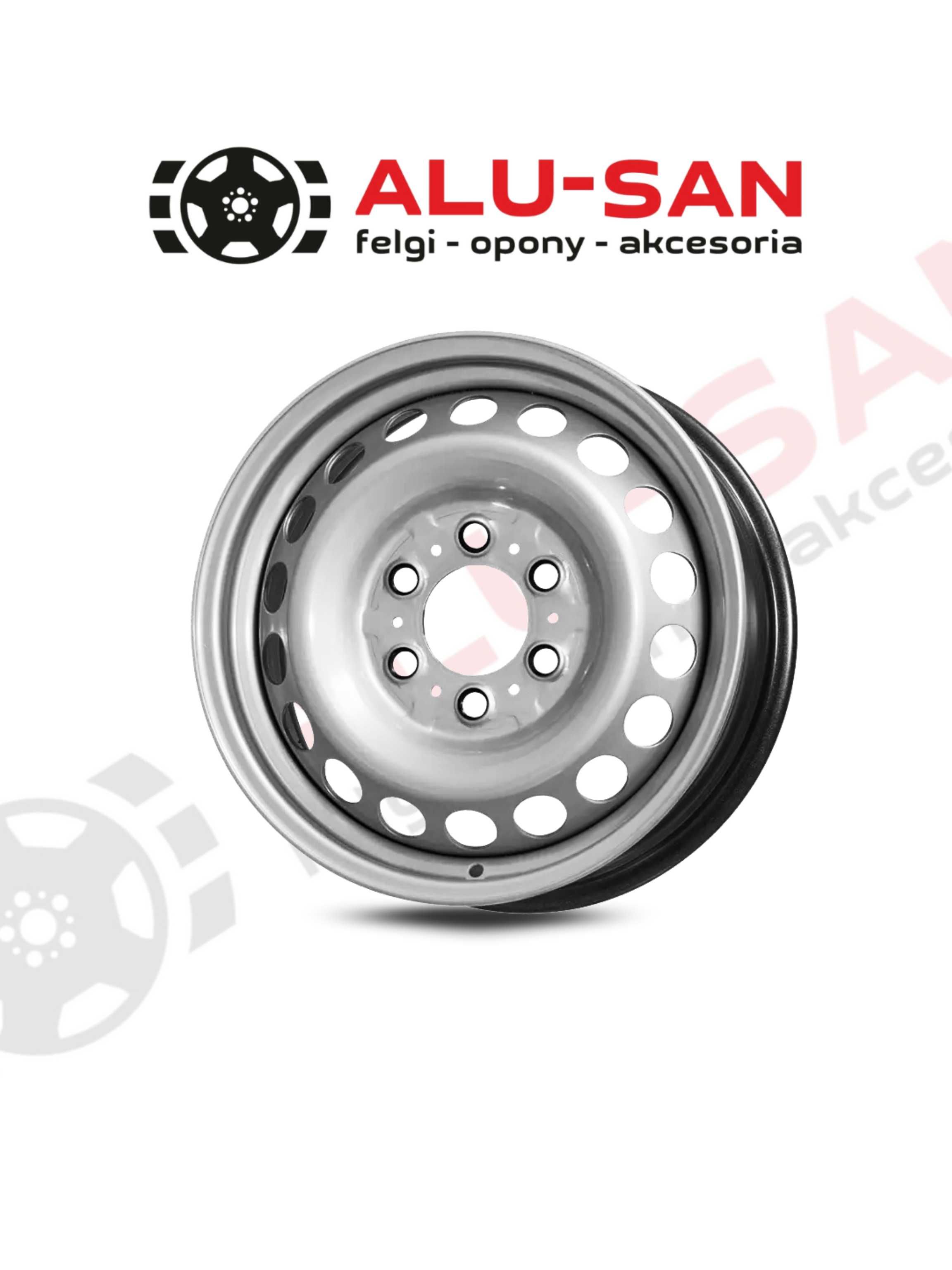 Nowe felgi stalowe 16" FORD TRANSIT TOURNEO CUSTOM 6x120 Srebrny