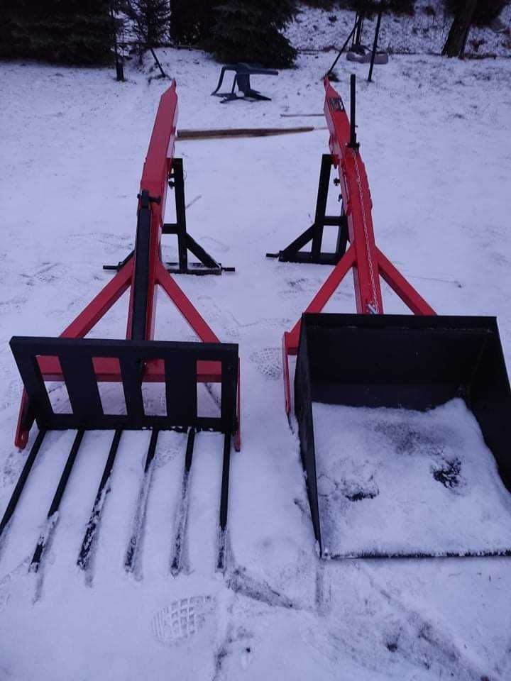 Widły na tył podnośnik tur do obornika nowy na tuz ładowacz