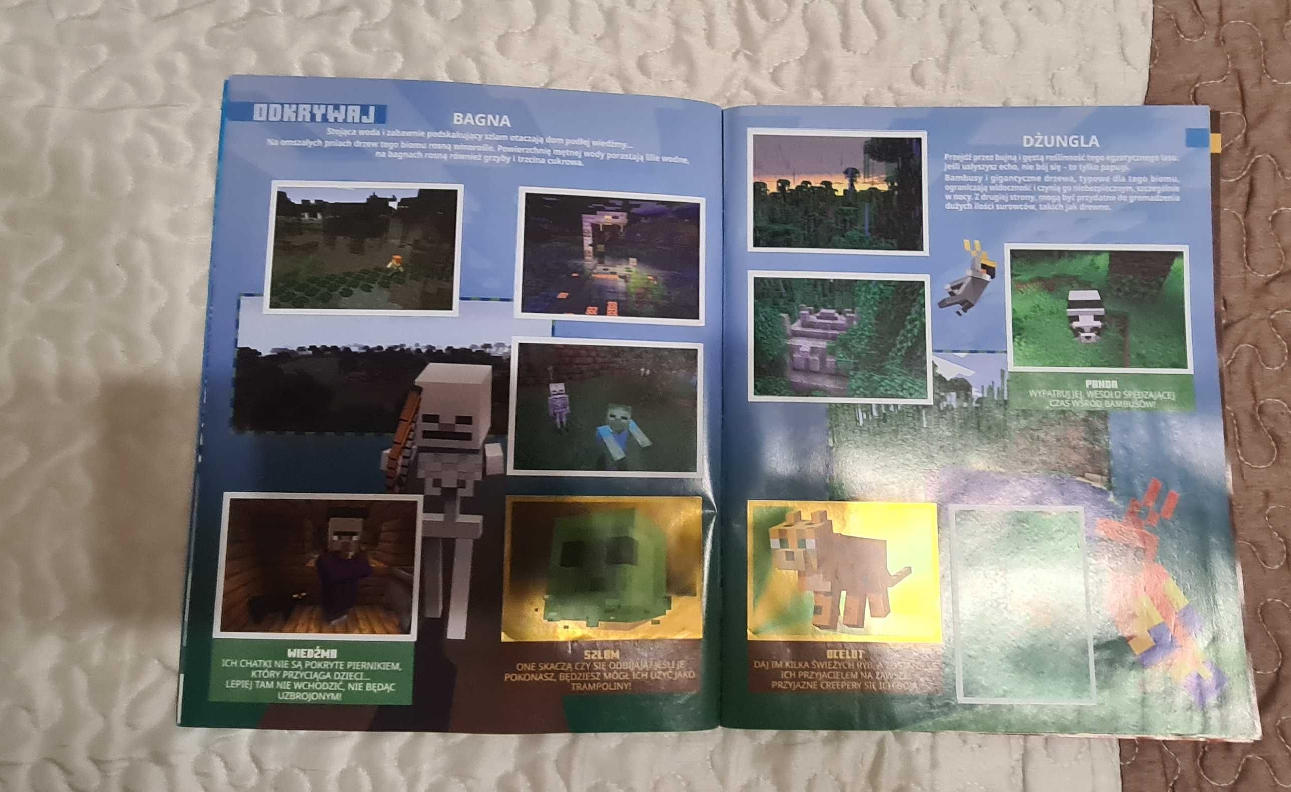 Kompletny album Panini MINECRAFT 2021