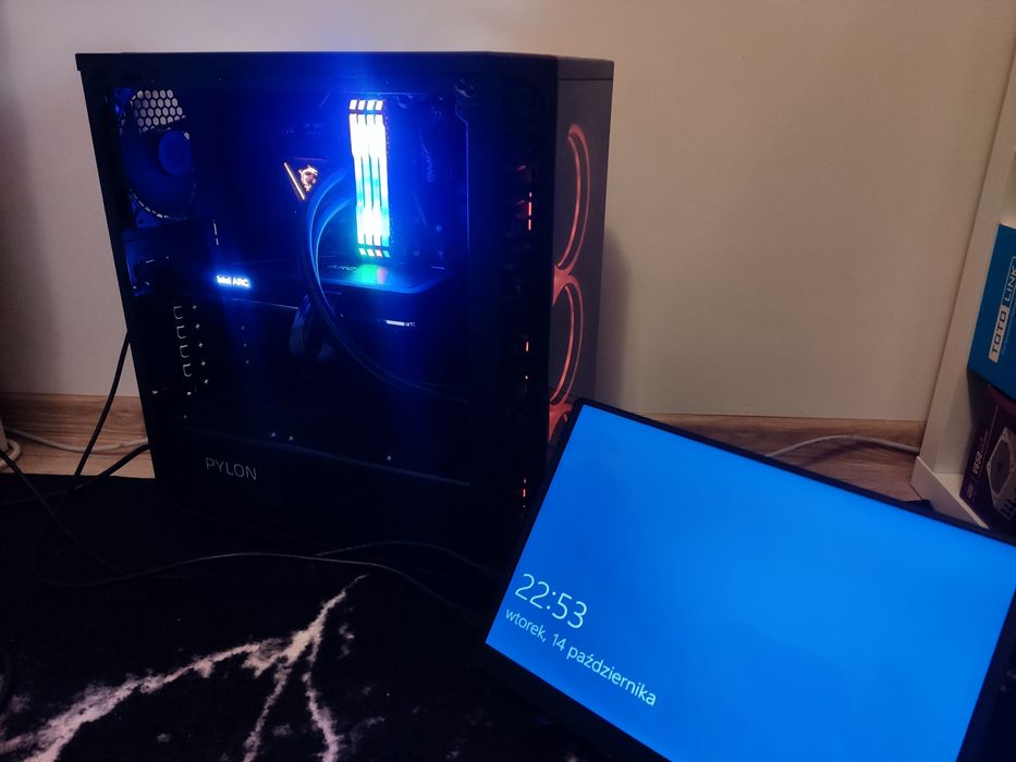 Komputer I3 10100f, Intel arc a750, 32gb ramu