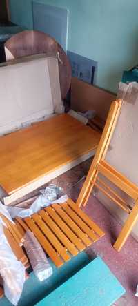 Стол кухонный деревянный, комплект стол + 4стула.