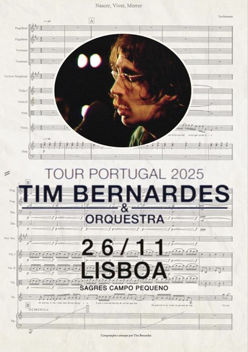 2 bilhetes Tim Bernardes - 26/nov