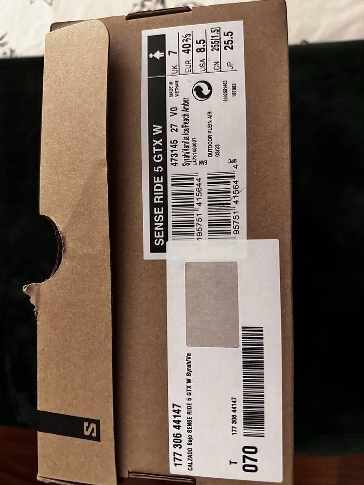 Salomon Sense Ride 5 GTX W - como novo