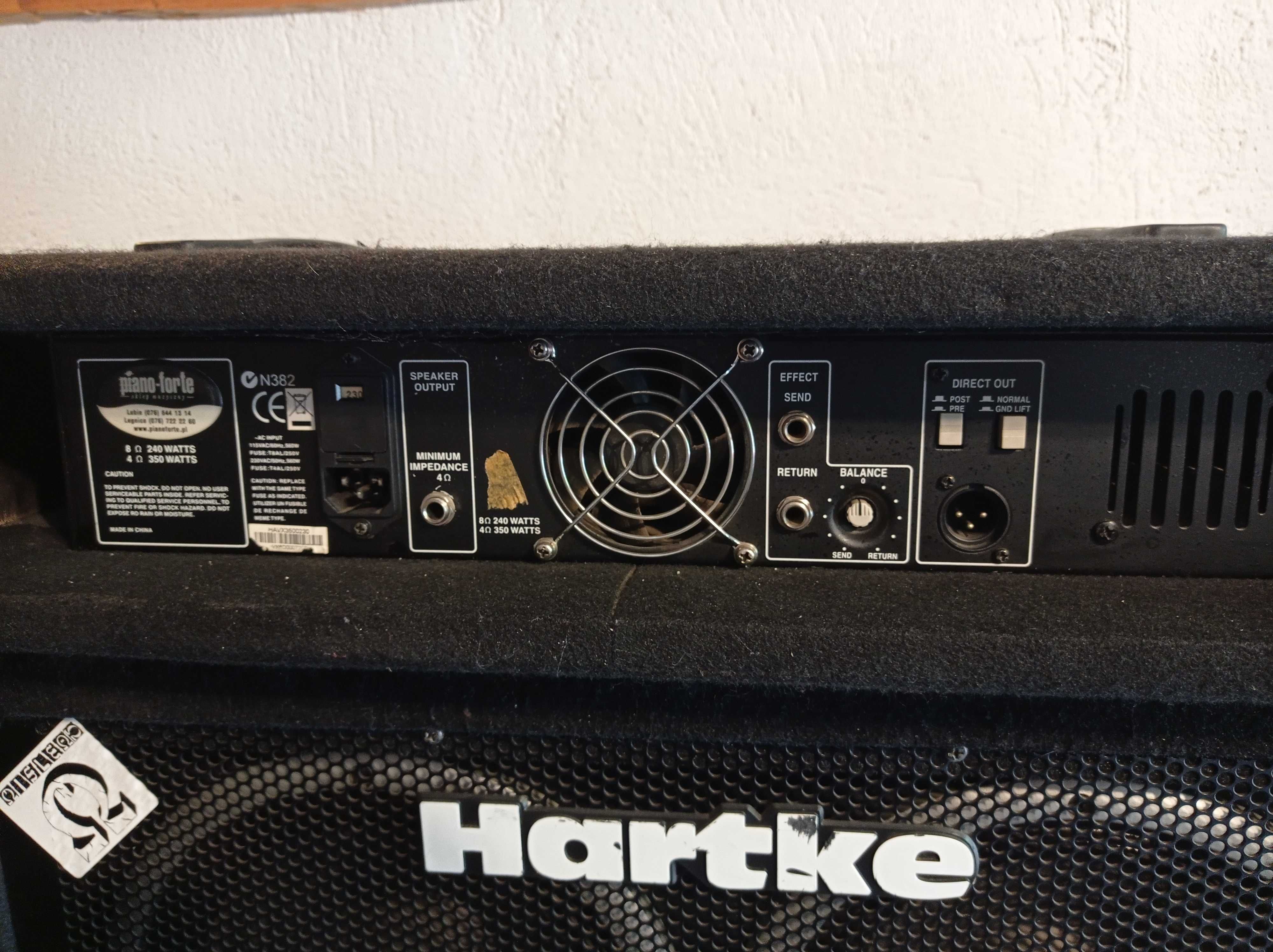 Wzmacniacz basowy Hartke 3500/zamiana na gitarę bas Ibanez/Yamaha/Cort