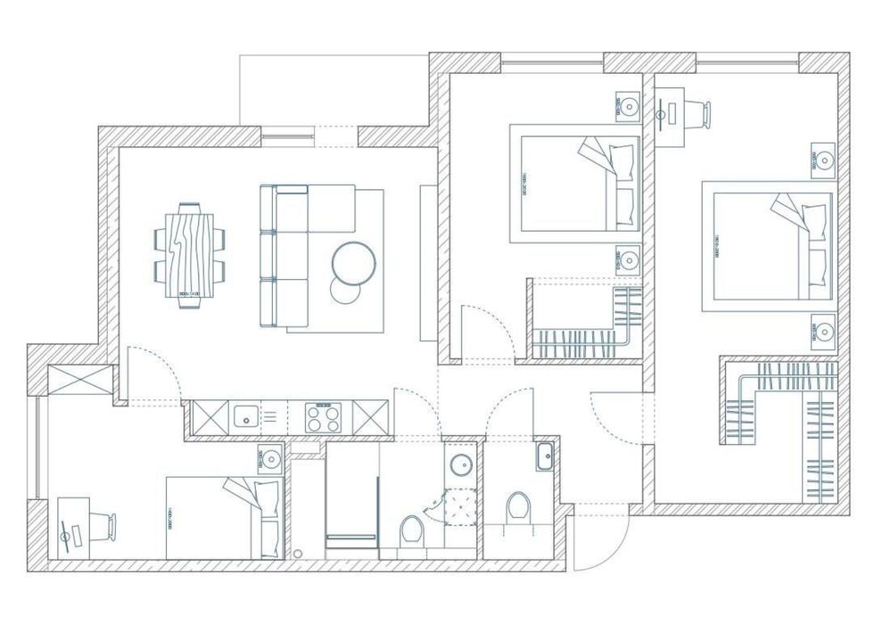 Своя 3 спальни Аркадия Генуэзская Кадорр