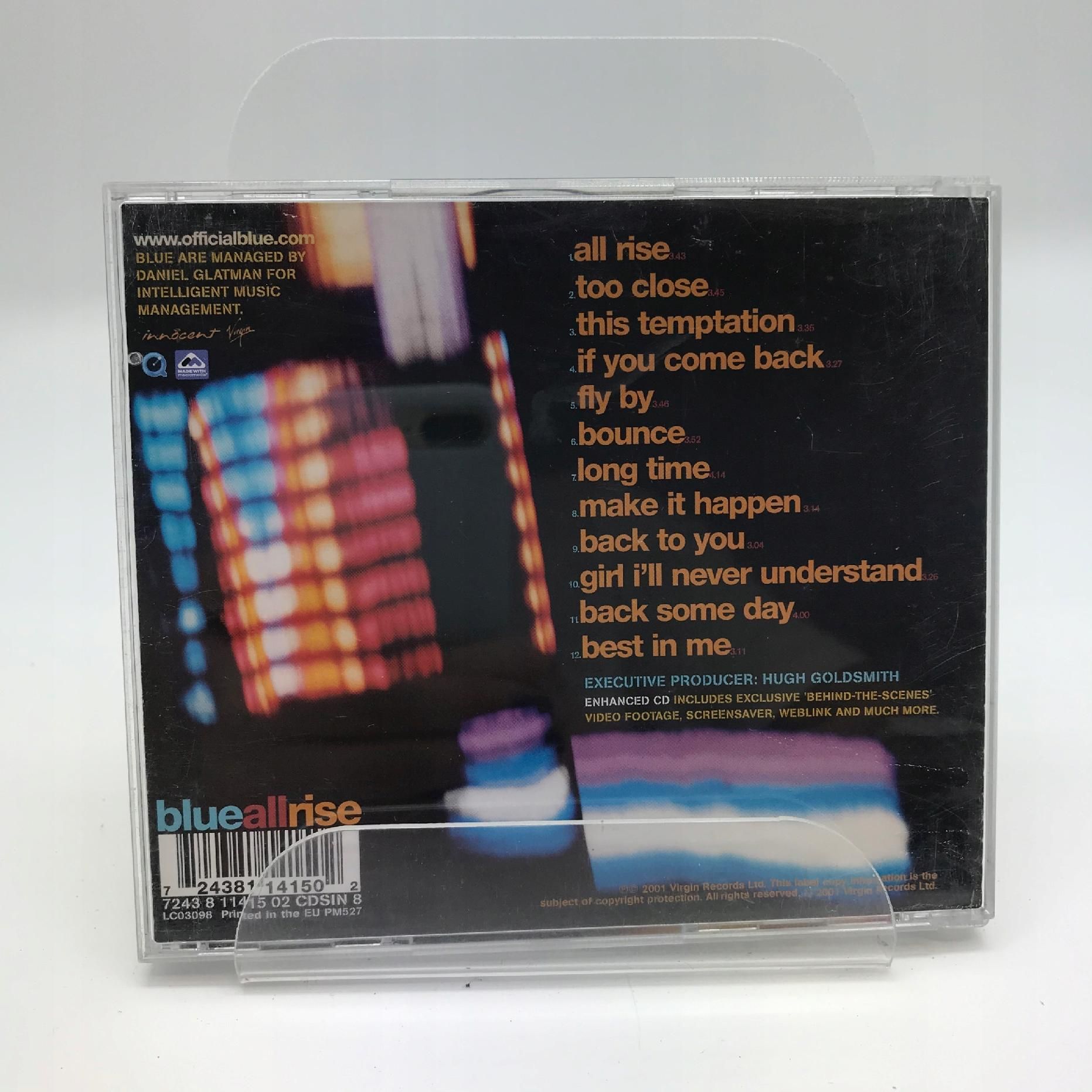 Cd - Blue - All Rise 2001 Pop