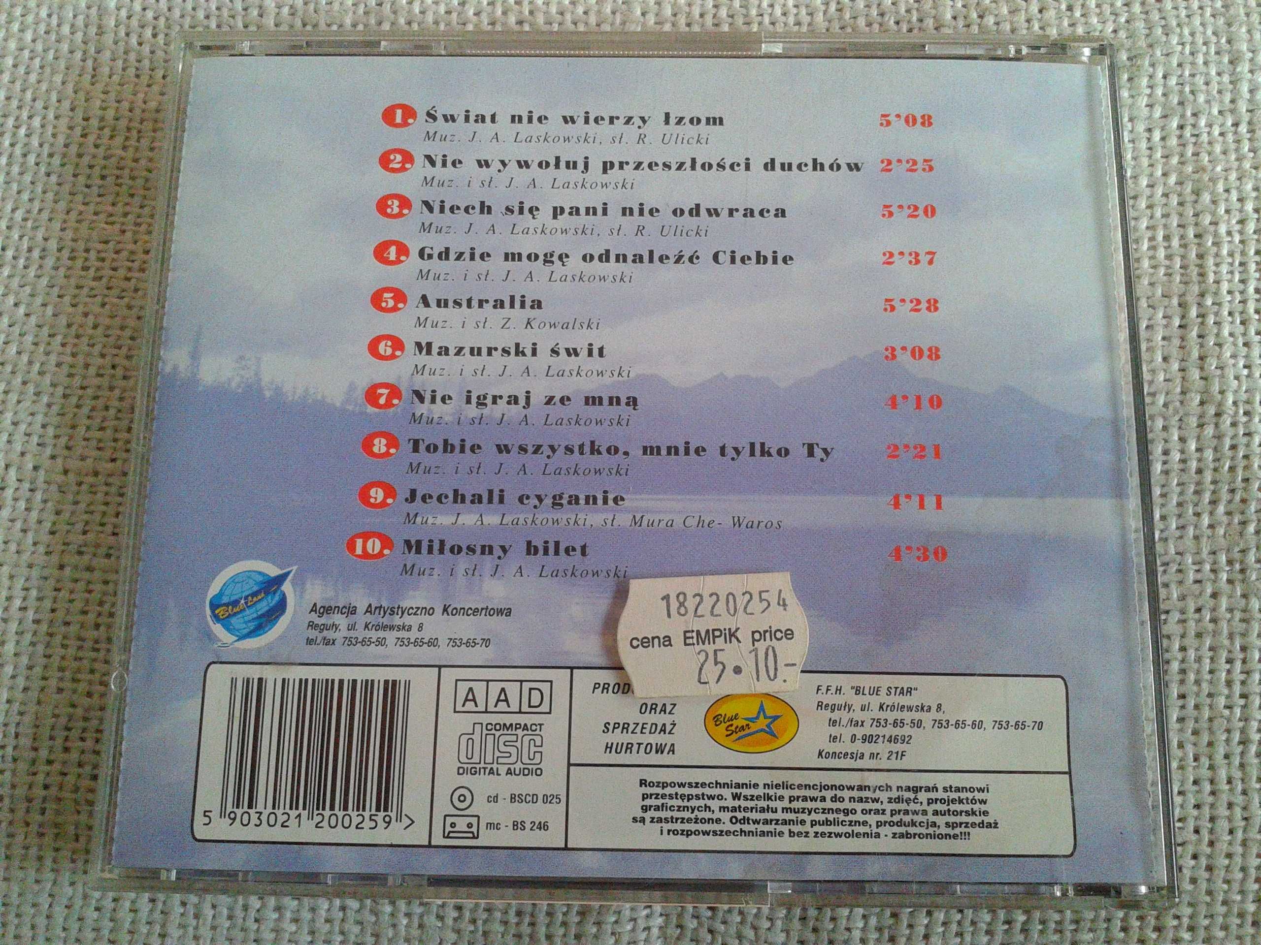 Janusz Laskowski - Świat nie wierzy łzom  CD