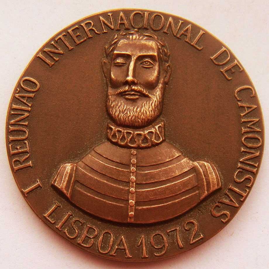 Medalha de Bronze Literatura Poeta Luís de Camões Os Lusíadas 1972