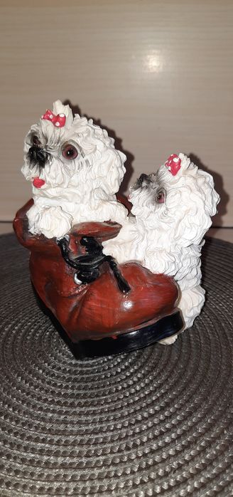 2 pieski w bucie skarbonka