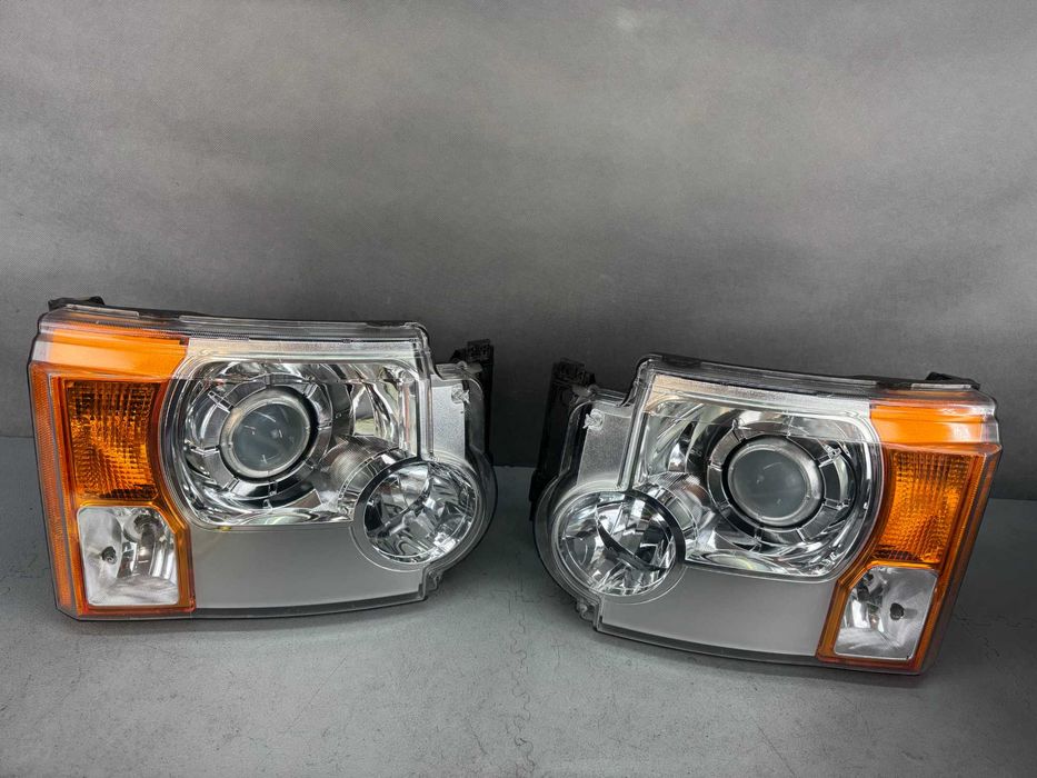 Land Rover Discovery III Lampy Bi-Xenon Skrętne Skrętny Prawa+Lewa EU