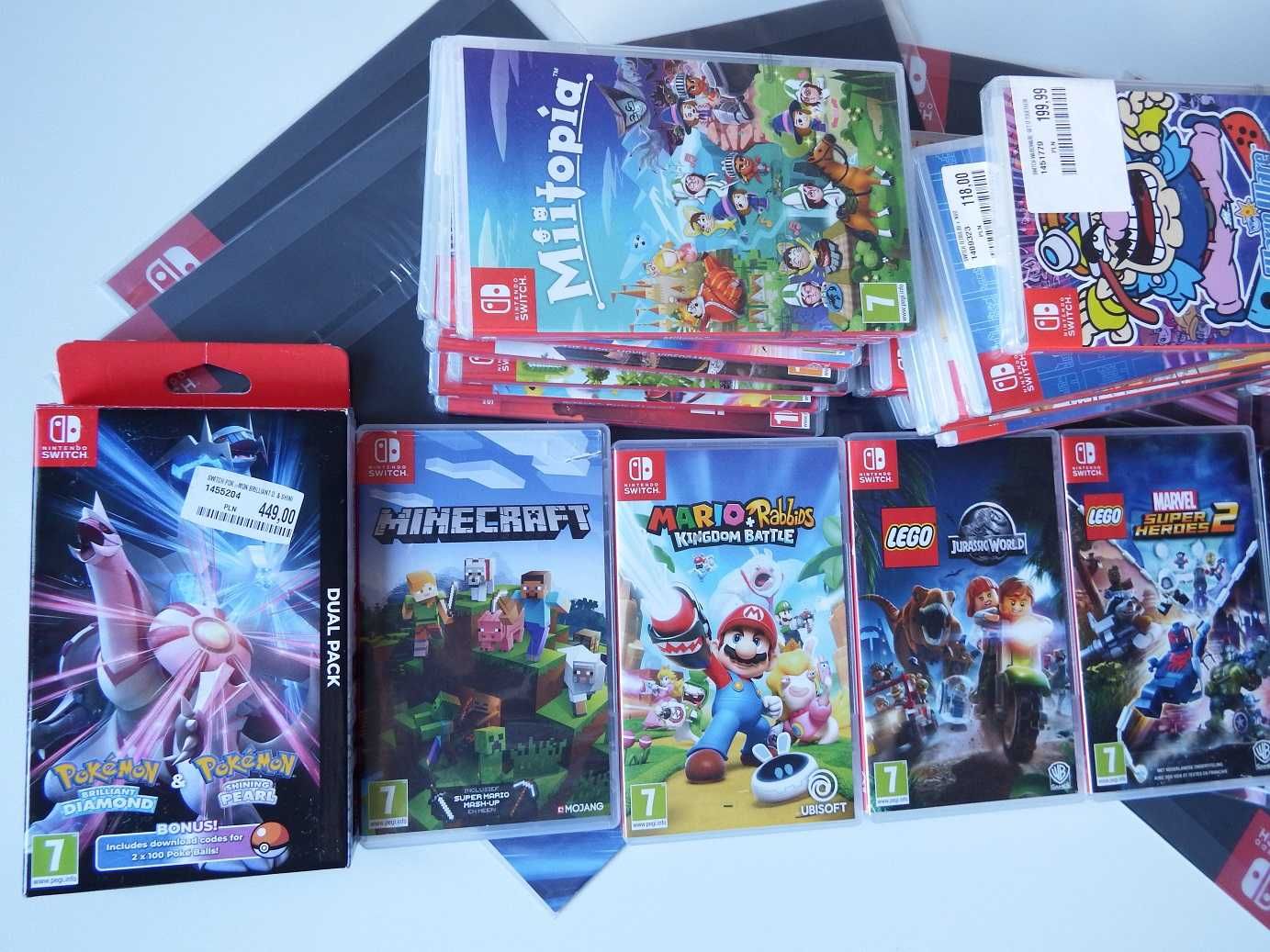 GRY SWITCH LEGO MARIO POKEMON do każdej gry plakat pokemon gratis !