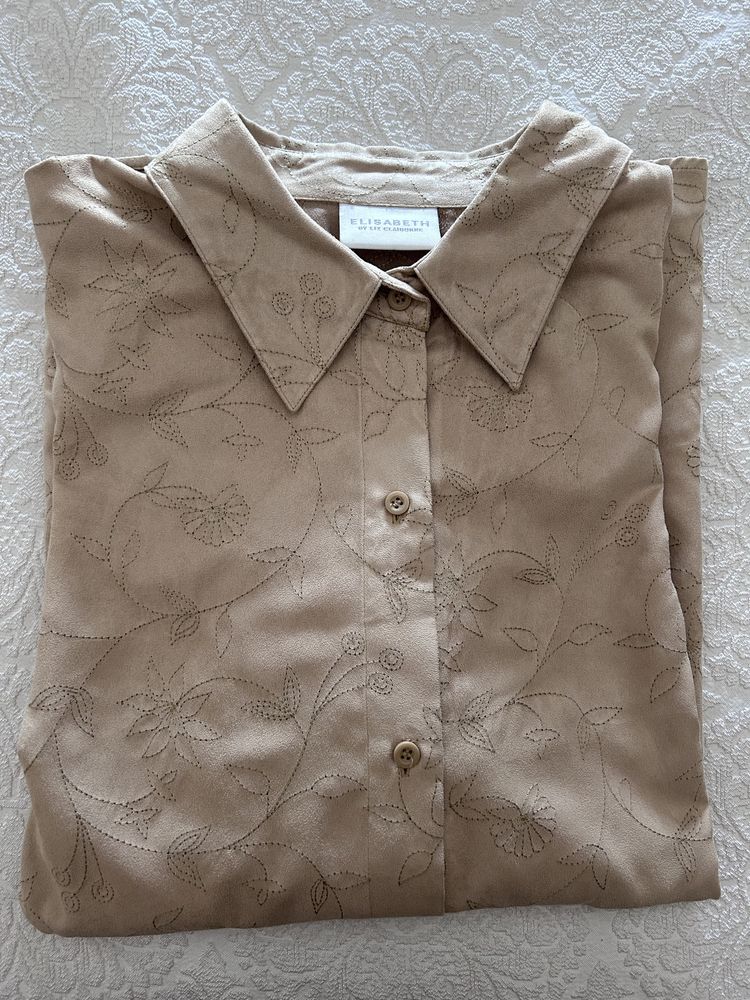 Camisa “tecido pele de pêssego “