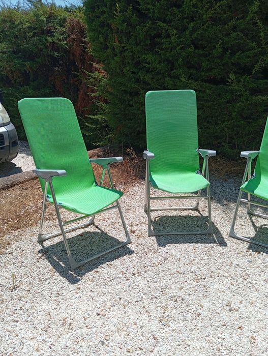 2 Cadeiras de campismo reclináveis