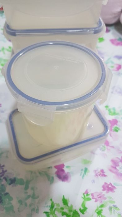 5 caixas retangulares 240ml