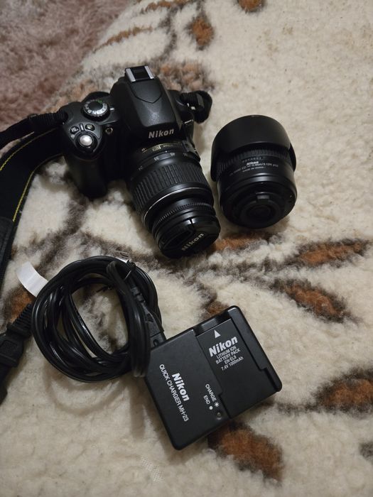 Nicon D 40 фотоапарат та об'эктив