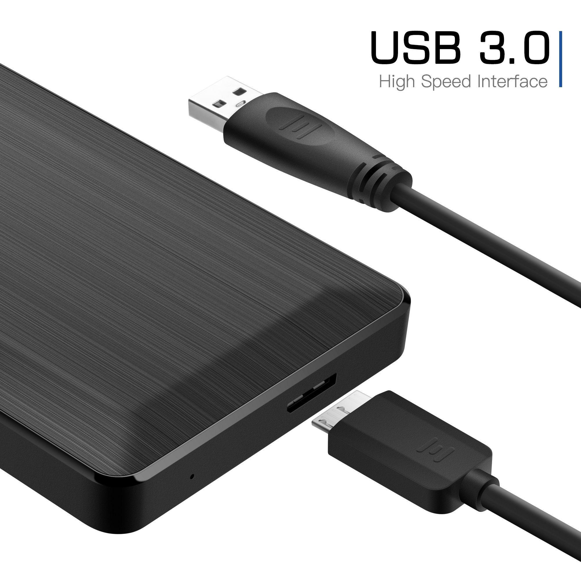 250GB Disco Externo Hard Drive HHD USB 3.0 PC Mac Linux Portátil etc