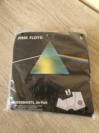 Majtki bokserki 2-pak bawełniane dla fanów Pink Floyd, rozmiar L, nowe