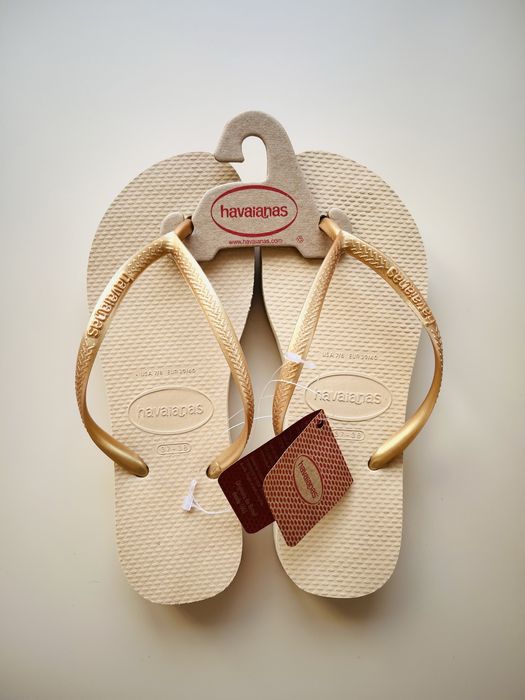 Жіночі вʼєтнамки Havaianas | Havaianas flatform flip-flops in gold