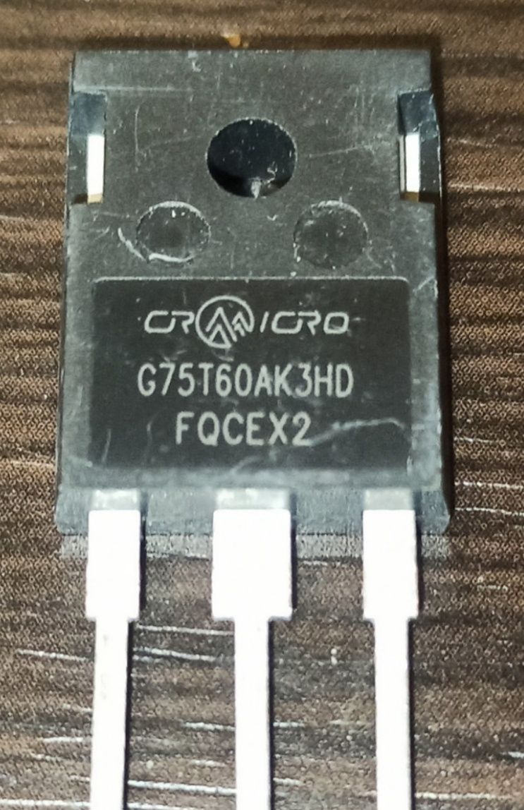 Транзистор IGBT G75T60AK3HD to-247 для инверторов оригинал