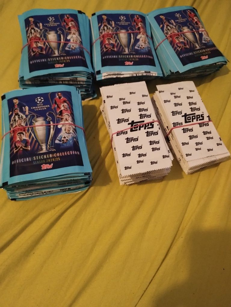 Topps champions league 2024/2025 saszetki cena za szt