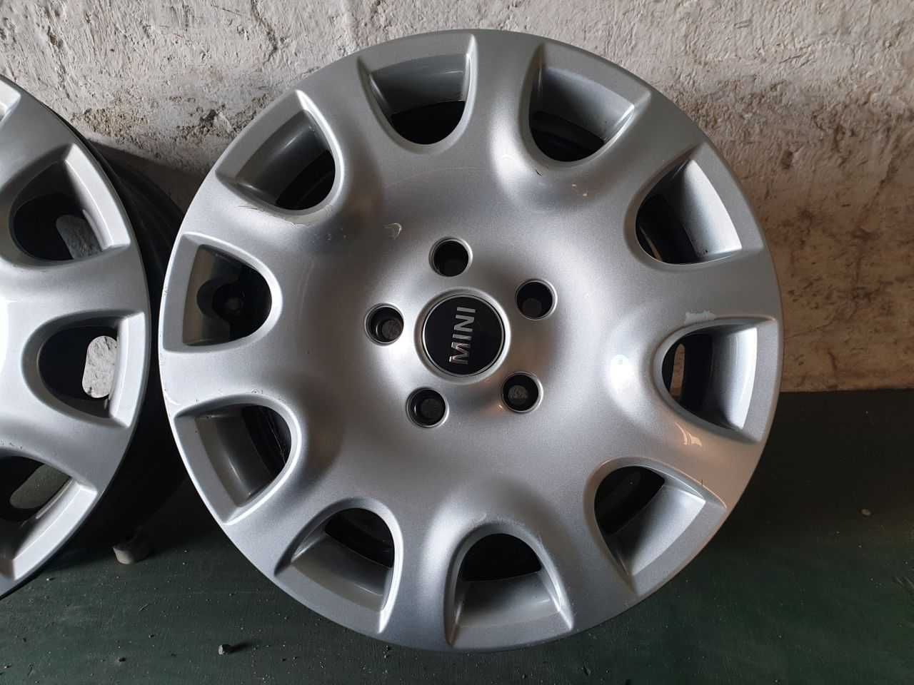 Felgi stalowe Mini R15 5x112 5,5JX15H2 IS 46 kołpaki + czujniki TPMS