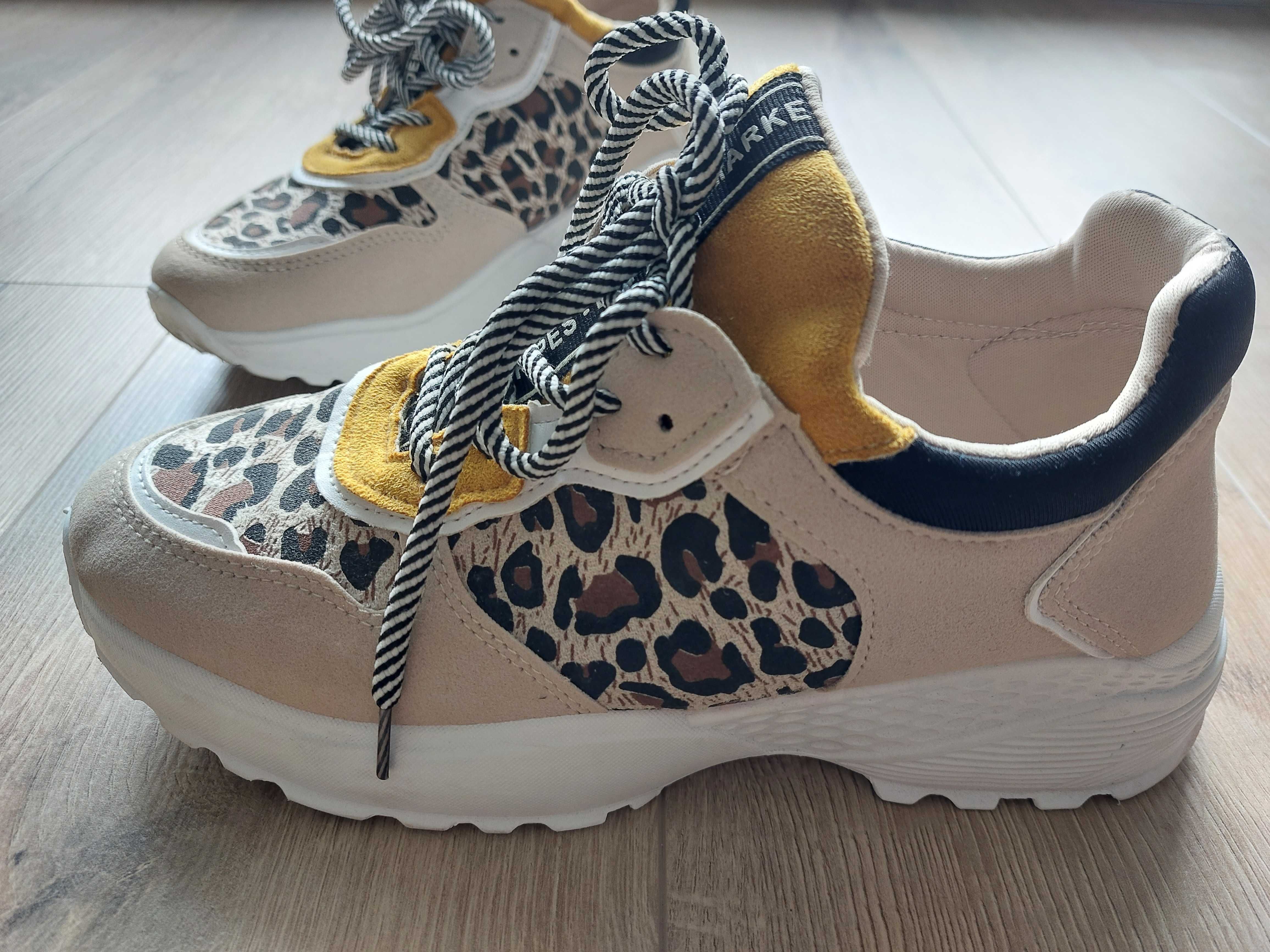 Sportowe buty damskie — Panterka chillout r. 41   NOWE i funky