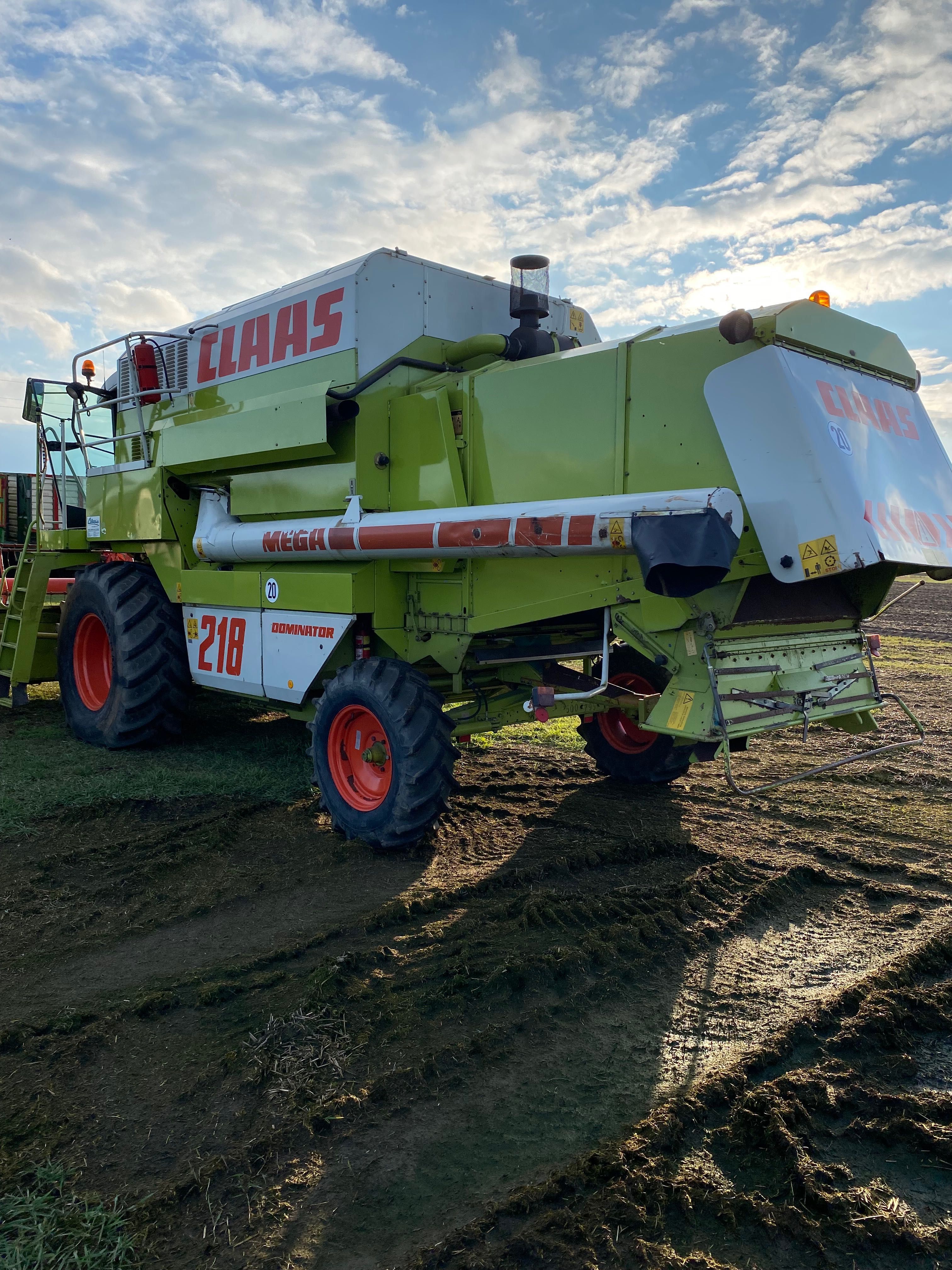 Kombajn zbożowy claas mega 218 nie dominator 108 208