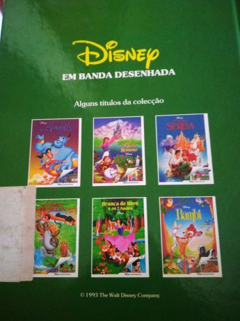 Livro Disney raro de colecionador 1993