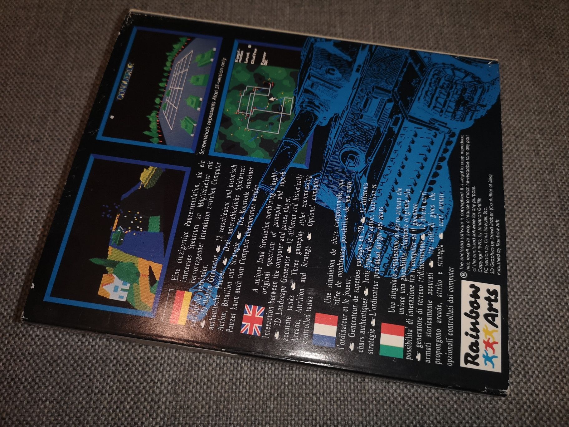 Conqueror AMIGA gra BOX Retro 1990 (kioskzgrami)