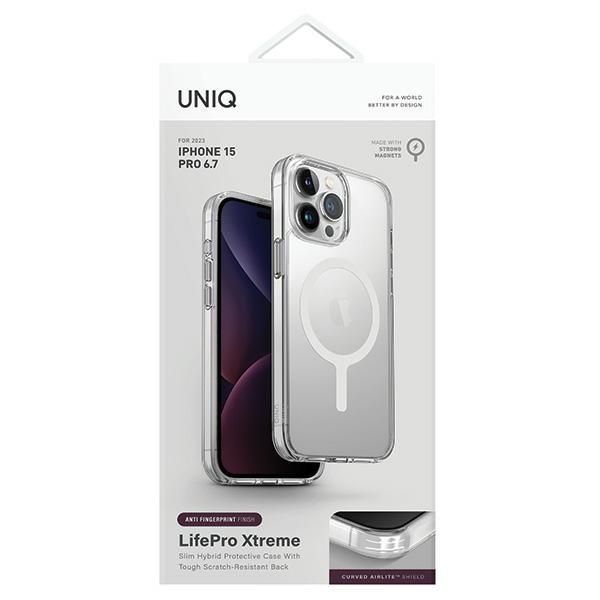 Etui UNIQ LifePro Xtreme do iPhone 15 Pro Max 6.7", Transparent