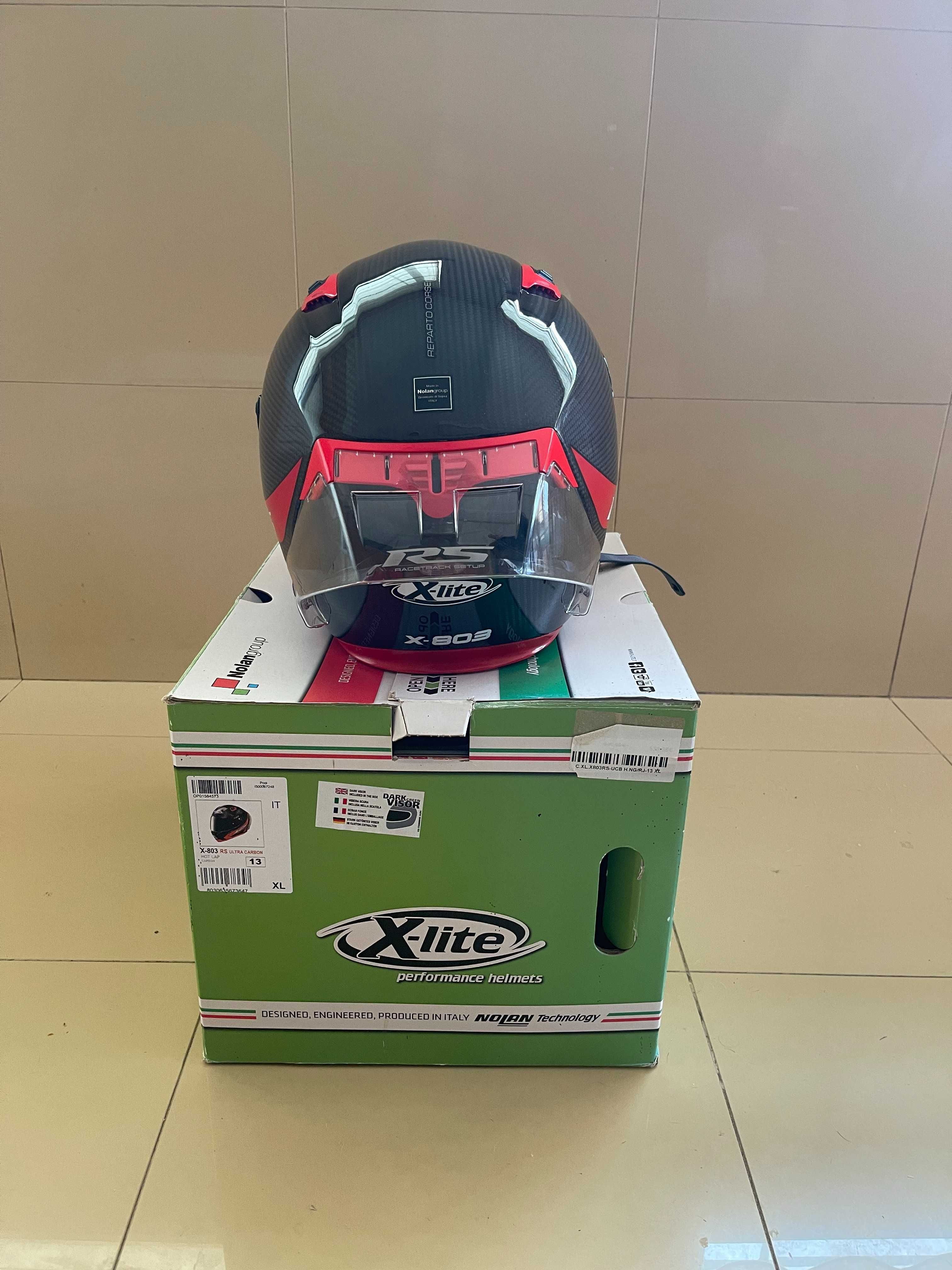 Capacete X-LITE  X 803 RS ultra carbon