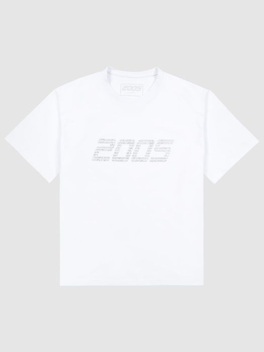 Koszulka t-shirt na krótki rękaw z nadrukiem Signature Tee white 2005