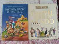 Livros infantis de história de Portugal e do mundo capa dura