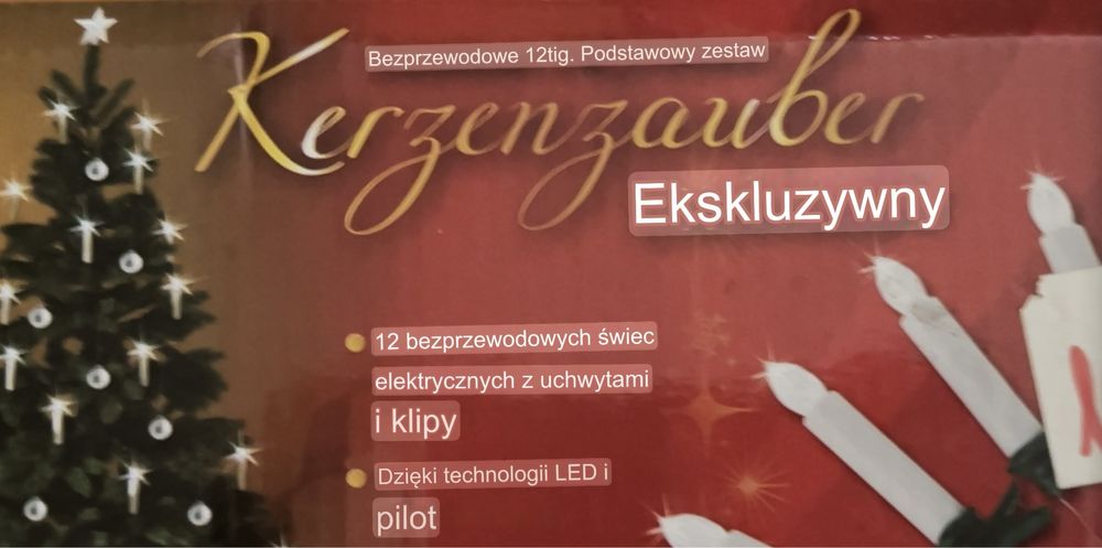 Bezprzewodowe lampki choinkowe led