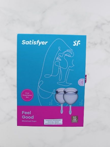 Менструальна чаша Satisfyer Feel Good, 20ml + мішечок для зберігання