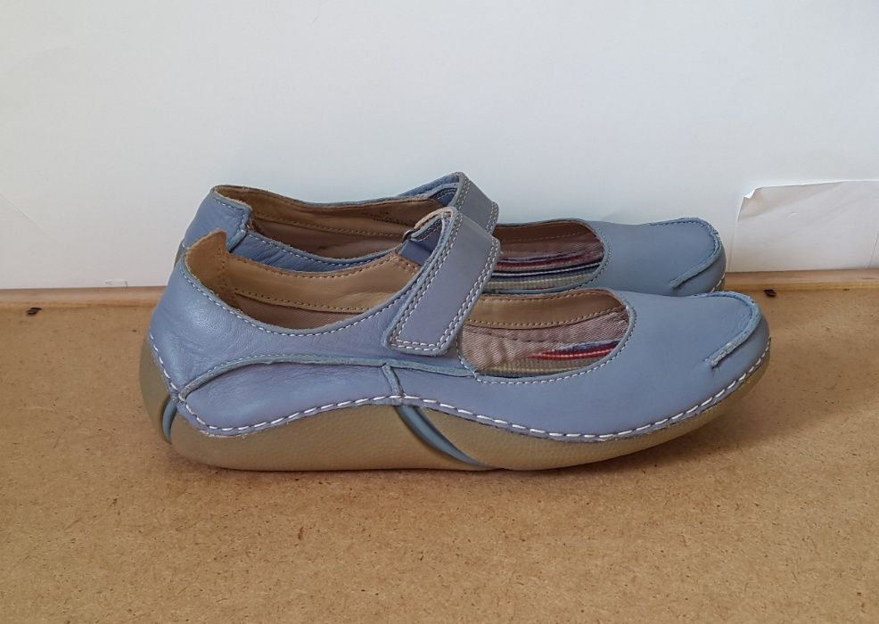 Кожаные балетки босоножки туфли Clarks 37 р. Оригинал