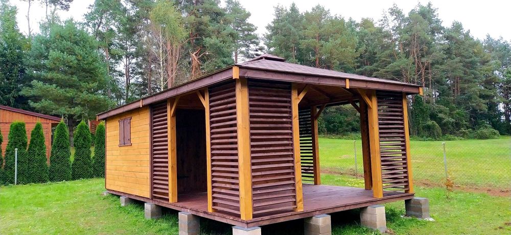 Domek letniskowy, narzędziowy, ogrodowy, altanka, altana, altanki 2w1