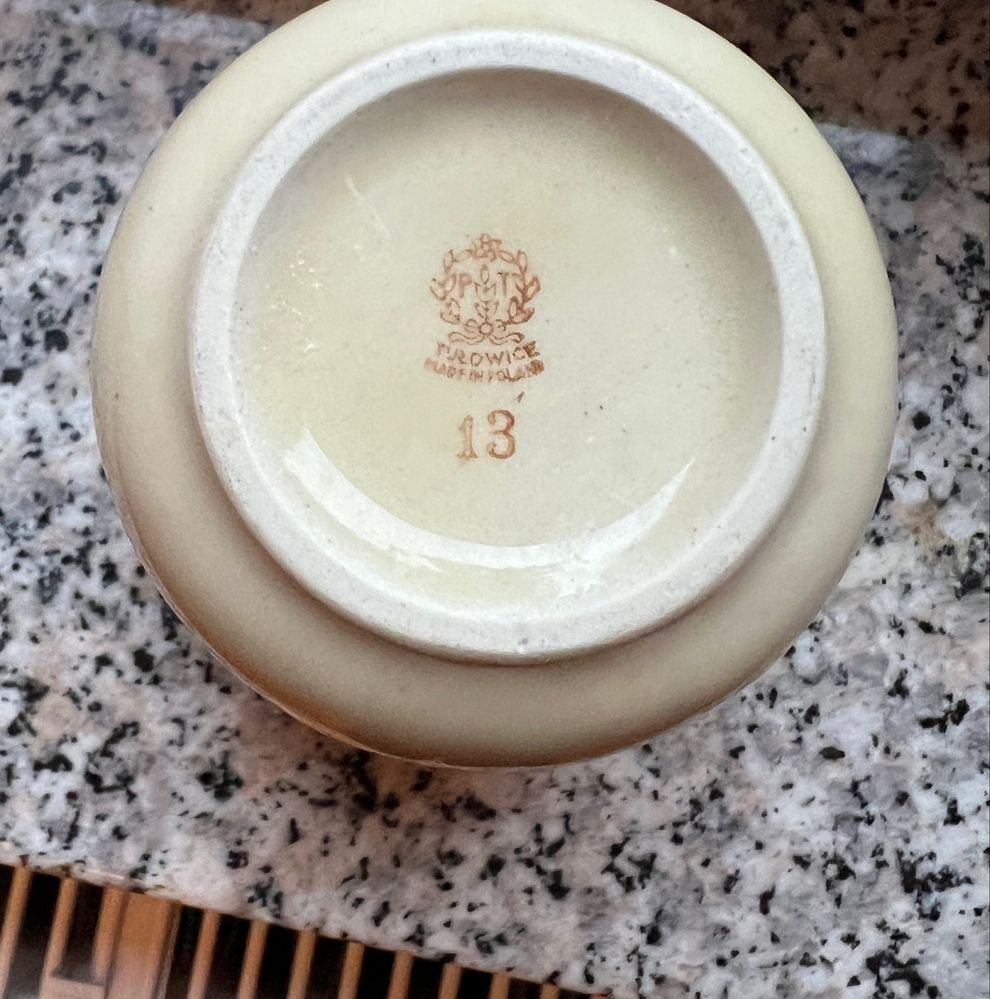 Kubek PRL, porcelana Tułowice