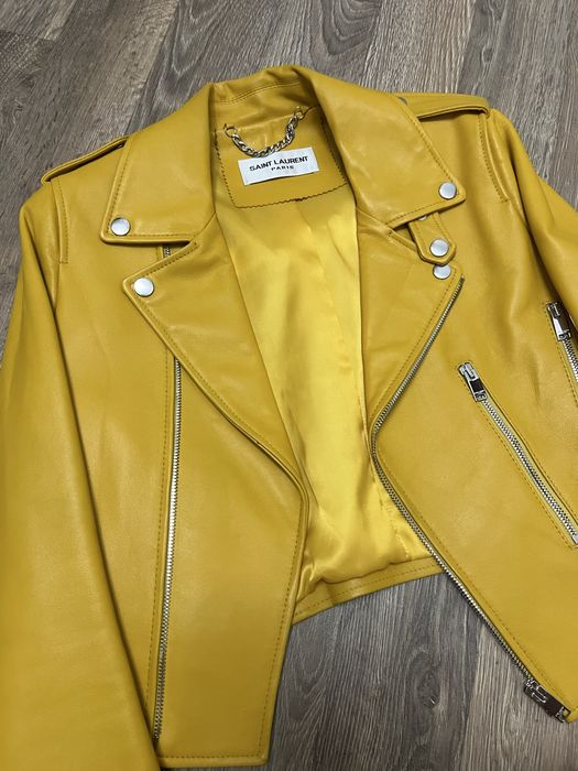 Шкіряна курточка Yves Saint Laurent