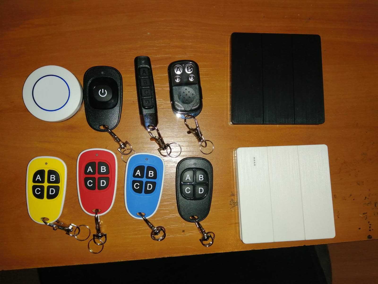 3 piloty do zdalnego sterowania na 433mhz z kopiowalne 4 kanały
